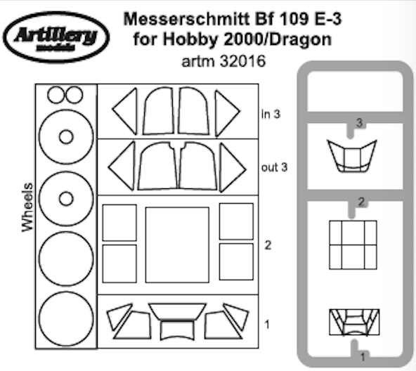 1:32 Messerschmitt Bf-109E-3