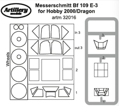 1:32 Messerschmitt Bf-109E-3