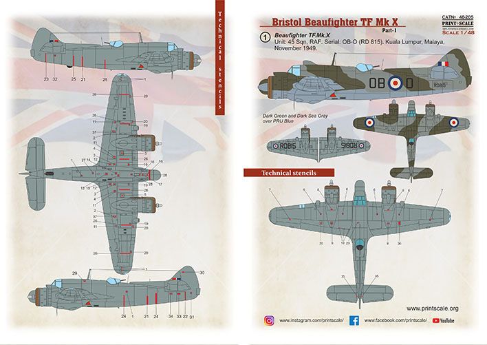 1:48 Bristol Beaufighter TF.Mk.X Part-1