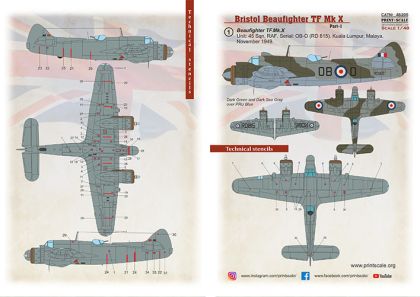 1:48 Bristol Beaufighter TF.Mk.X Part-1