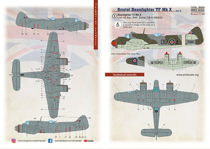 1:48 Bristol Beaufighter TF.Mk.X Part-2