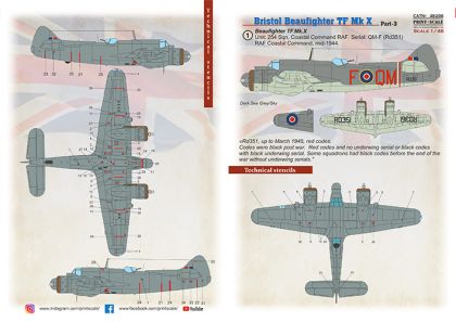 1:48 Bristol Beaufighter TF Mk X Part 3