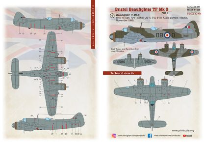 1:48 Bristol Beaufighter Mk.X Part 1