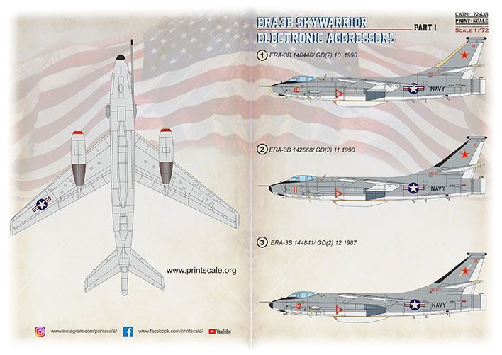 1:72 Douglas ERA-3B Skywarrior Part 1