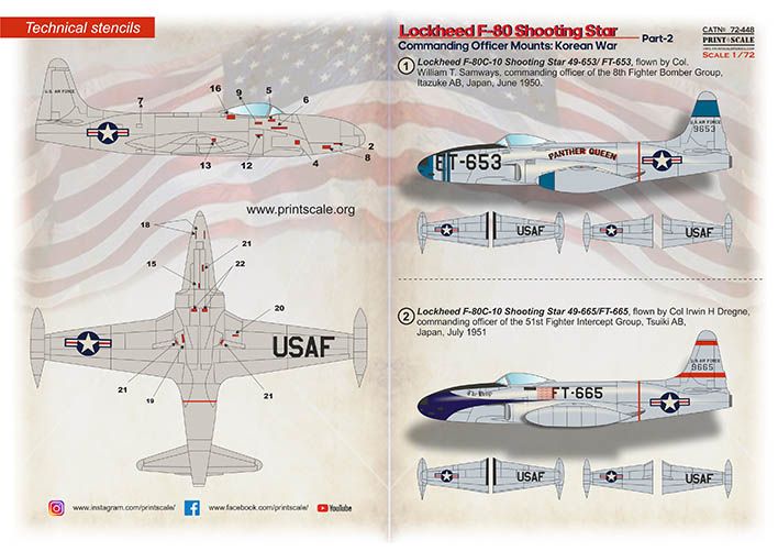 1:72 Lockheed F-80. USA & Europe Part 2
