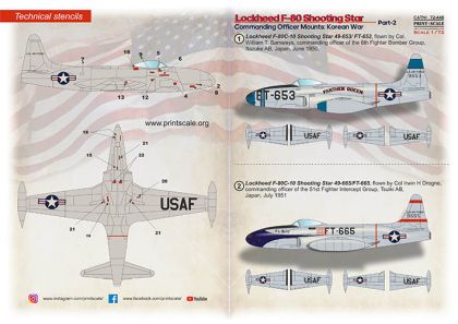 1:72 Lockheed F-80. USA & Europe Part 2