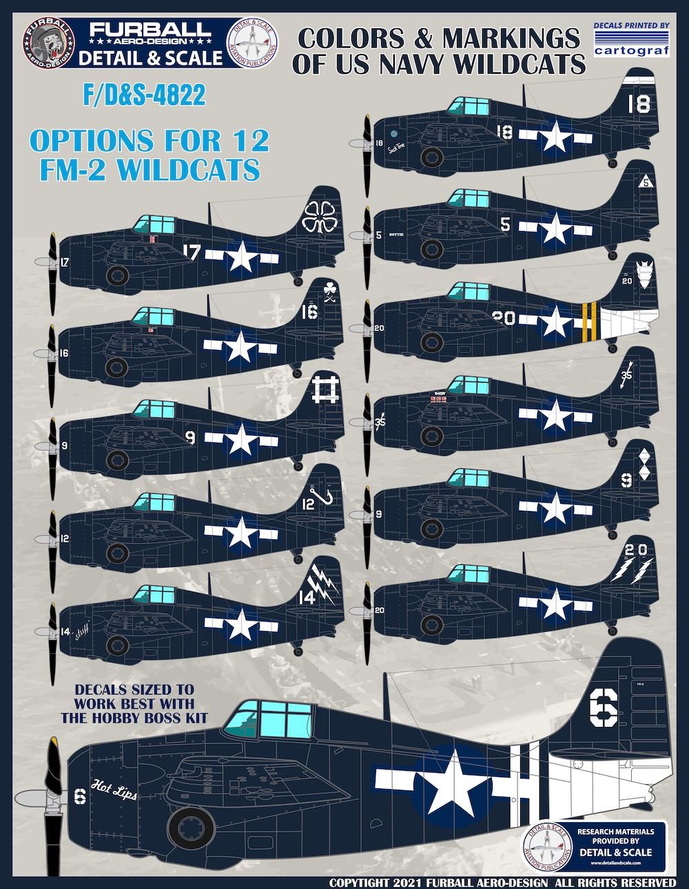 1:48 Colors and Markings of US Navy Wildcats