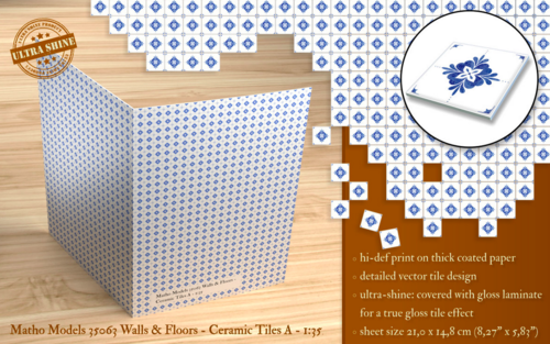 1:35 Walls & Floors - Ceramic Tiles A