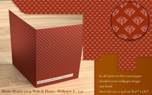 1:35 Walls and Floors - Wallpaper A