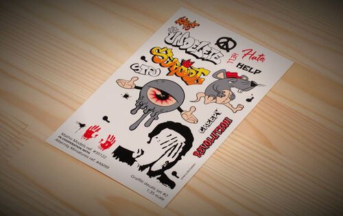1:35 Graffiti Decals Set 2