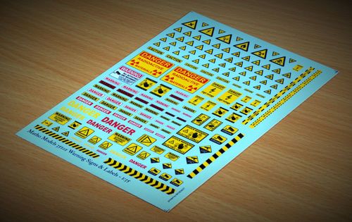 Decal Numbers - small, white, type 1