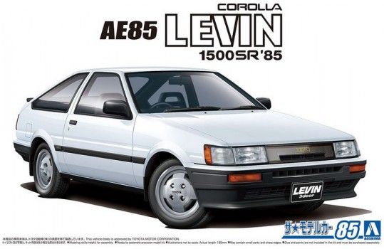 1:24 Toyota AE85 Corolla Levin 1500SR '85