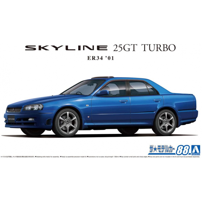 1:24 Nissan ER34 Skyline 25GT Turbo '01