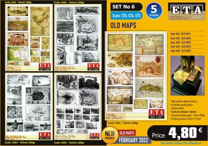 1:24/1:35/1:72 SET No 6 Old maps