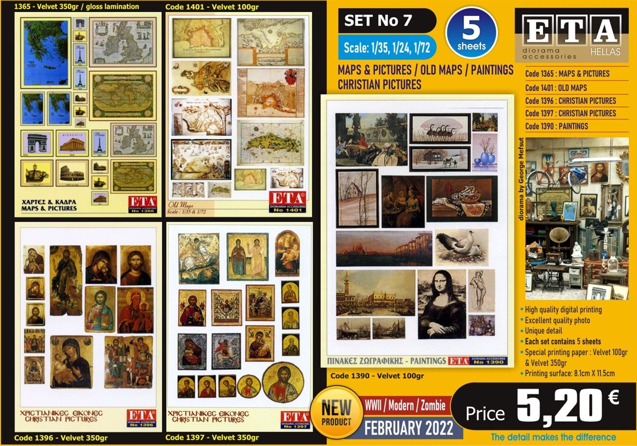 1:24/1:35/1:72 SET No 7 Maps & Pictures