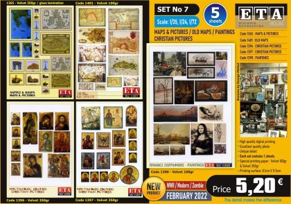 1:24/1:35/1:72 SET No 7 Maps & Pictures