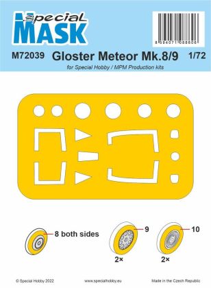 1:72 Gloster Meteor Mk.8/9 MASK