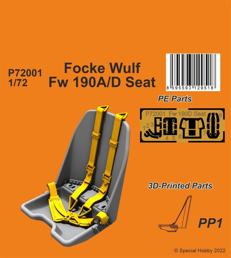 1:72 Focke Wulf Fw 190A/D Seat