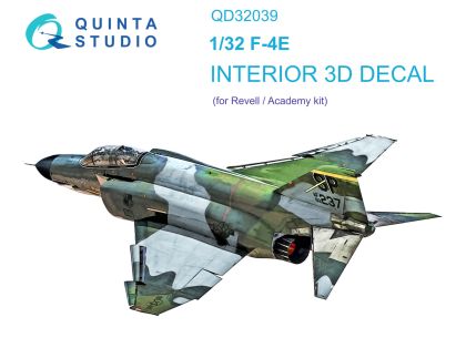 1:32 F-4E 3D-Printed & coloured Interior on decal paper (Revell)