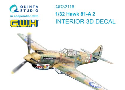1:32 Hawk 81-A2 3D-Printed & coloured Interior on decal paper (GWH)
