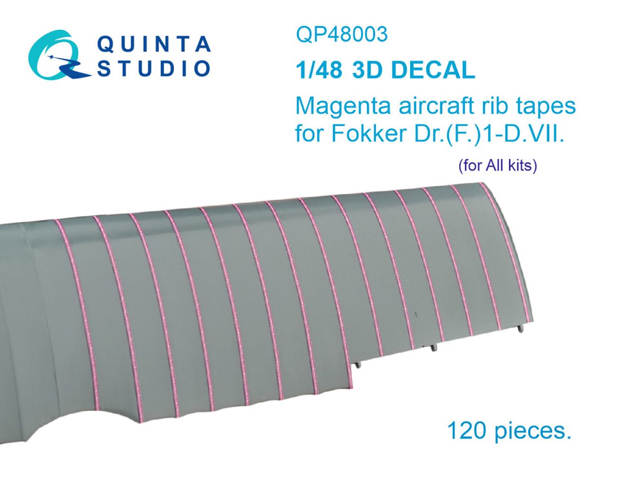 1:48 Magenta rip tapes for Fokker Dr.(F)I-D.VII