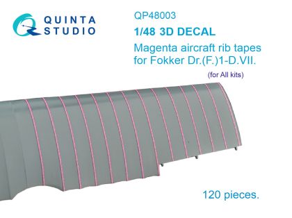 1:48 Magenta rip tapes for Fokker Dr.(F)I-D.VII