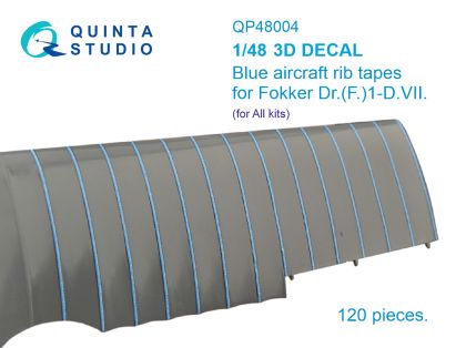 1:48 Blue rib tapes for Fokker Dr.(F)I-D.VII