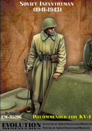1:35 Soviet Infantryman 1941 - 1943 Recommended for KV-1 tank
