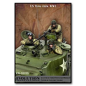 1:35 WWII US Tank Crews
