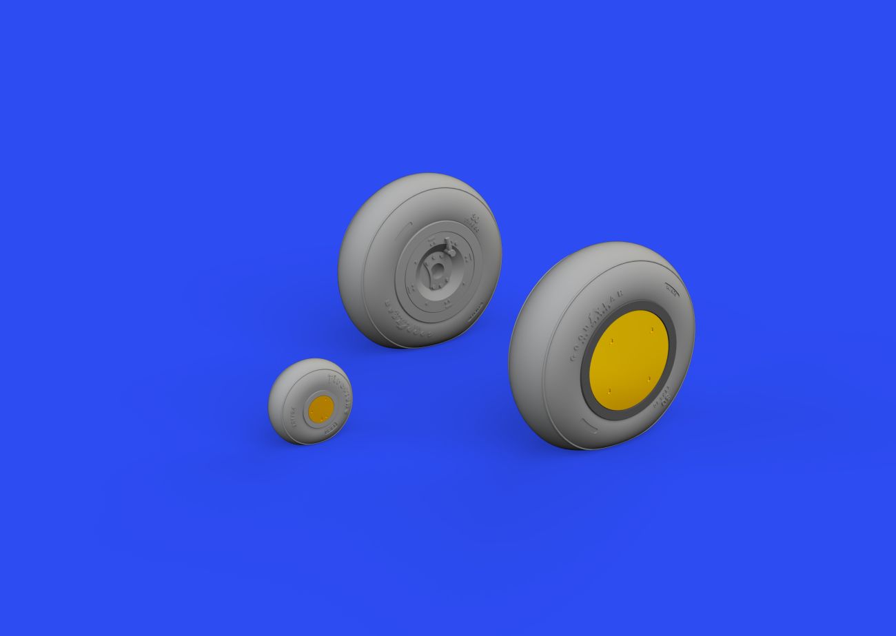 1:32 Curtiss Hawk 81-A2 wheels