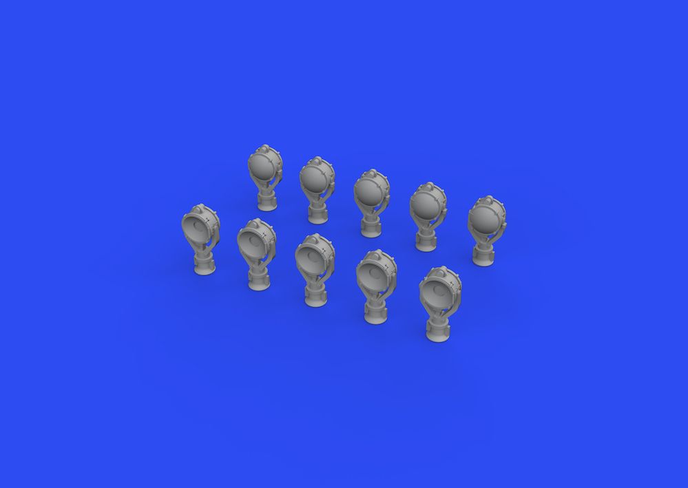 1:350 USN searchlights 24 inch 3D PRINTED