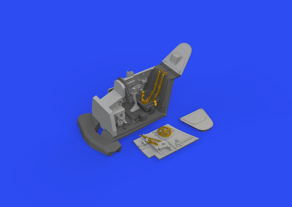 1:72 Avia S-199 cockpit Erla canopy 3D PRINTED