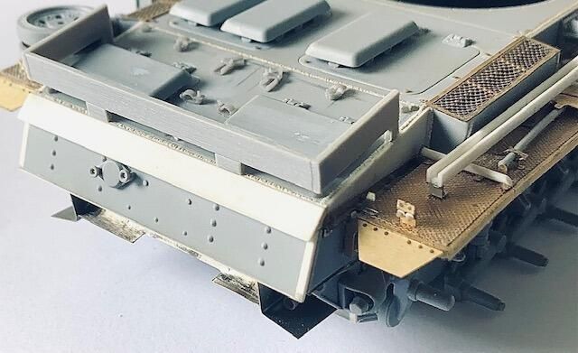1:35 WOODEN RACK FOR PZ. KPFW III L-N, WITH WOOD TEXTURE