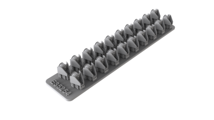 1:35 PZ. IV H MID -J BUMP STOP, LATE VERSION, FOR 2 VEHICLES