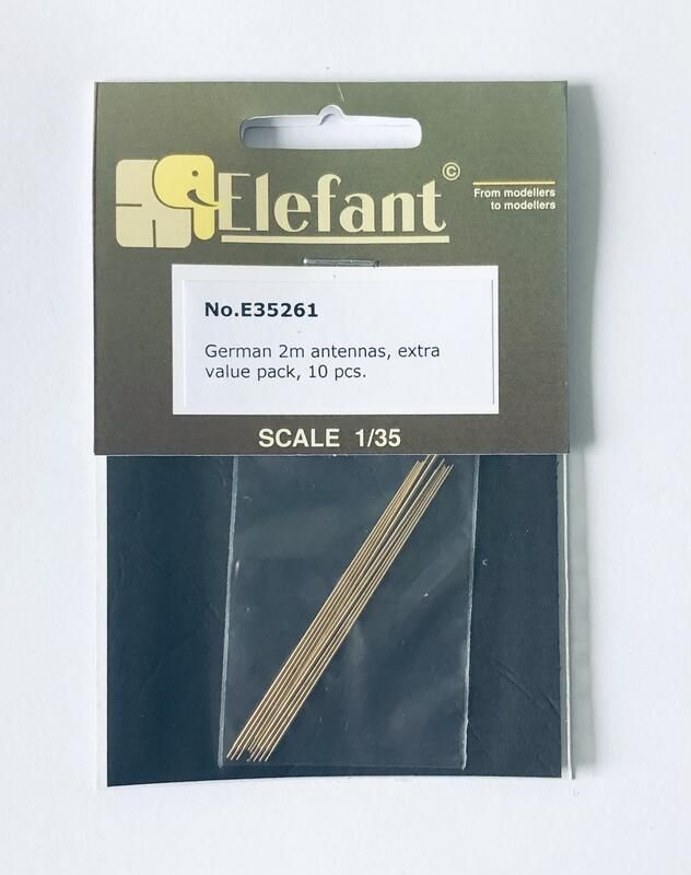 1:35 GERMAN 2M ANTENNAS, EXTRA VALUE PACK, 10 PCS.