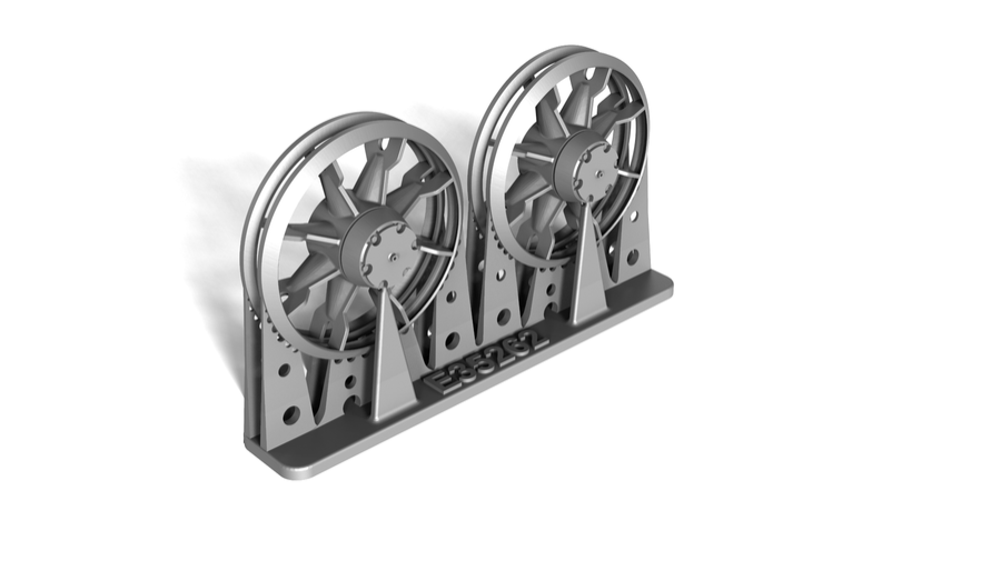 1:35 STUG. III G LATE VARIANT IDLER WHEELS SET, TYPE 1, FOR ONE VEHICLE, DRAGON KIT