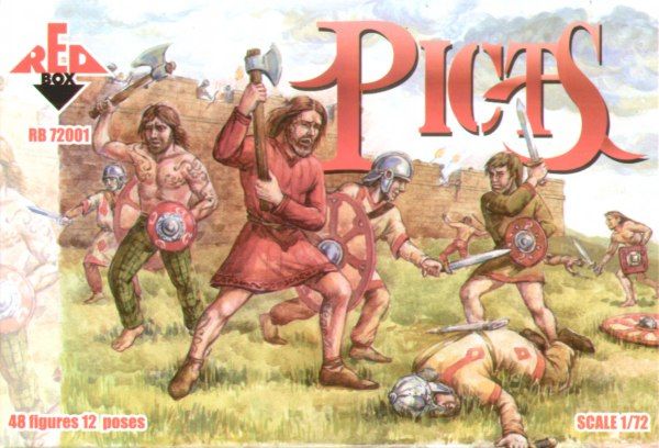 1:72 Picts. Late iron age and early medieval/Celtic/Scottish warriors