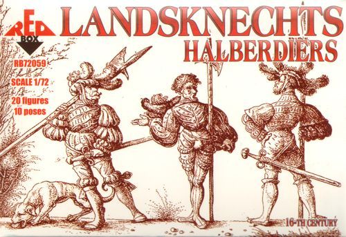 1:72 Landsknechts Halberdiers 16th century