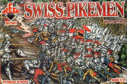 1:72 Swiss Pikemen 16th century