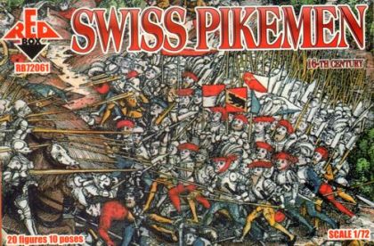1:72 Swiss Pikemen 16th century