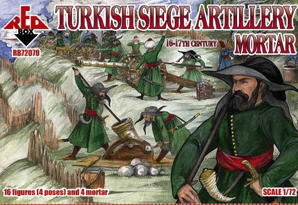 1:72 Turkish Siege Artillery. Mortar, 16th century