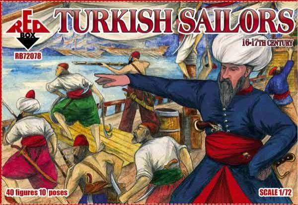 1:72 Turkish sailors, 16-17th century