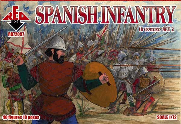 1:72 Spanish Infantry Set 2 16 c.