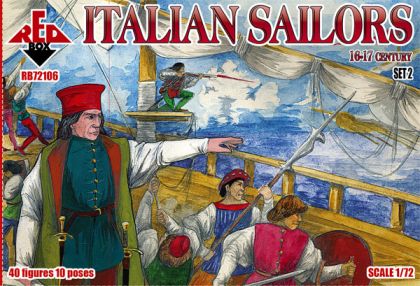 1:72 Italian Sailors 16-17 centry. Set 2
