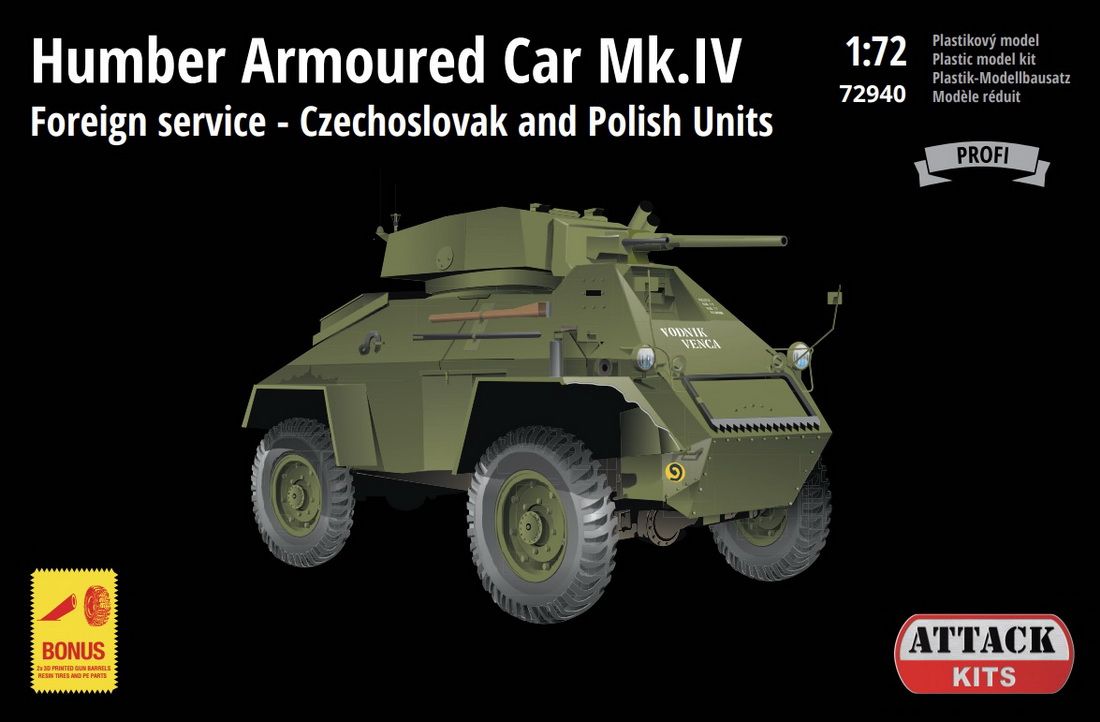 1:72 Humber Armoured Car Mk.IV - Czechoslovak and Polish Units
