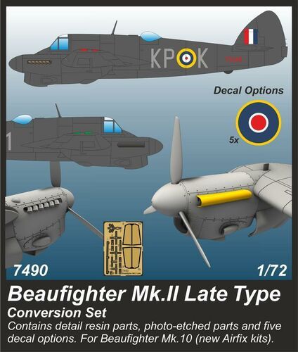 1:72 Beaufighter Mk.II Late Type Conversion set