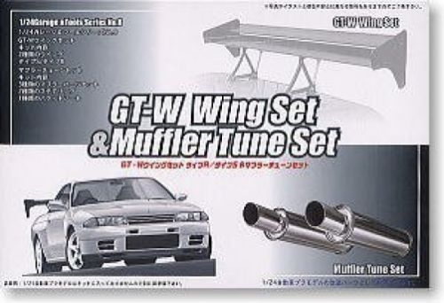 1:24 GT-W wing + muffler tune set