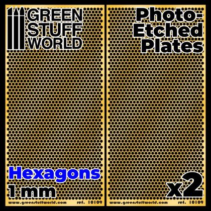 Photo-etched Plates - Large Hexagons