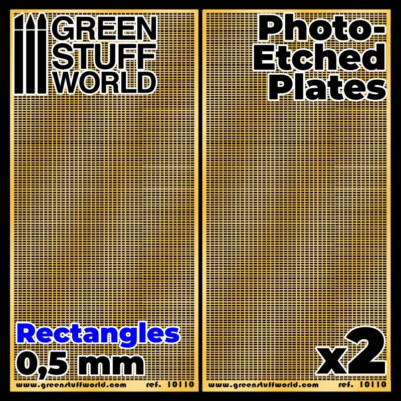 Photo-etched Plates - Small Rectangles
