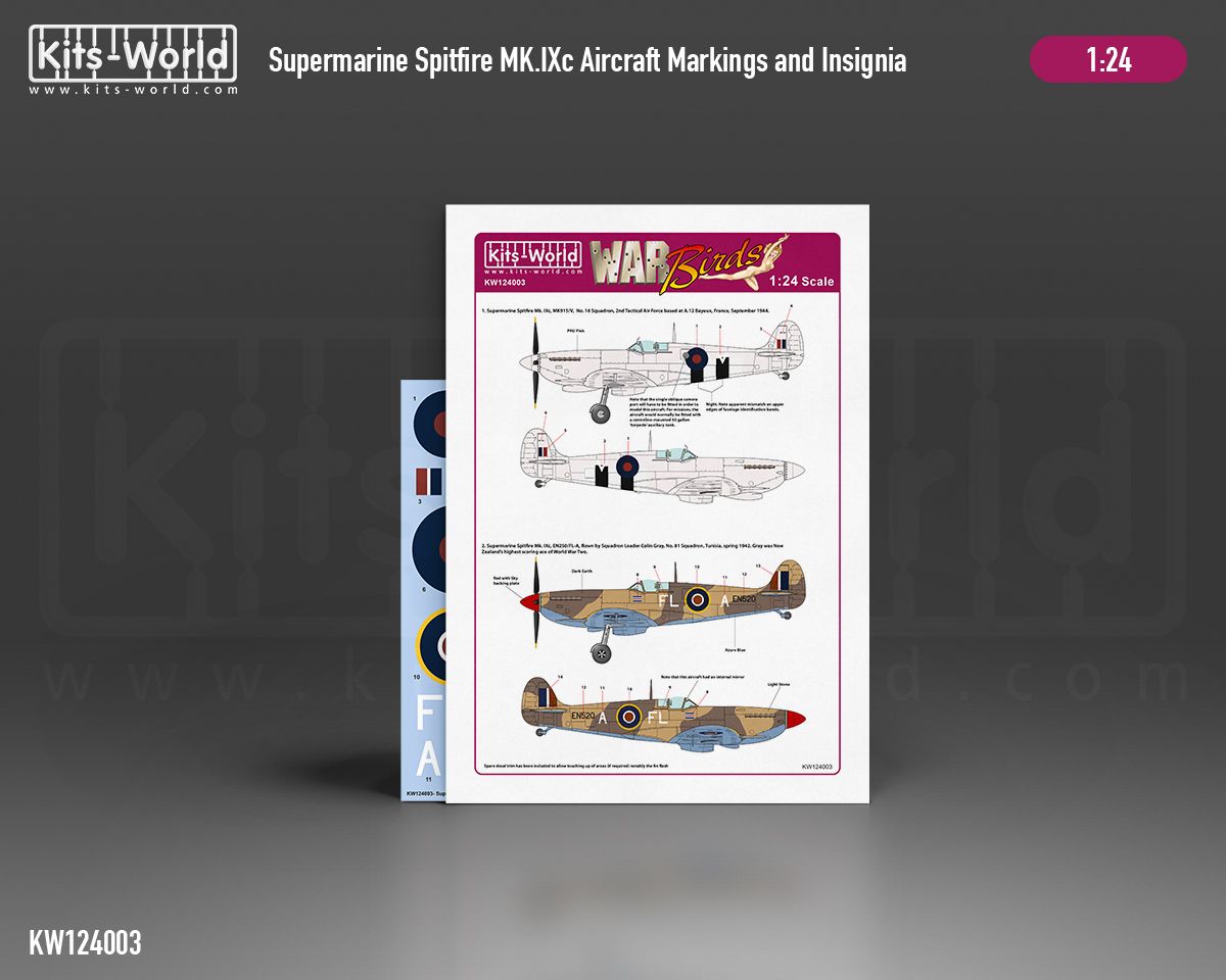 1:24 Supermarine Spitfire Mk.IXc No. 81 Squadron